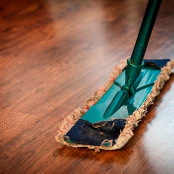 Brown wooden floor